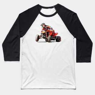 450 SX Quad Illustration Baseball T-Shirt